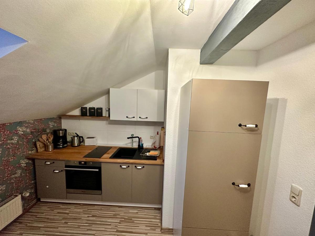 Apartment Zum Roten Fuchs Inkl. Parkplatz Erfurt Exterior foto